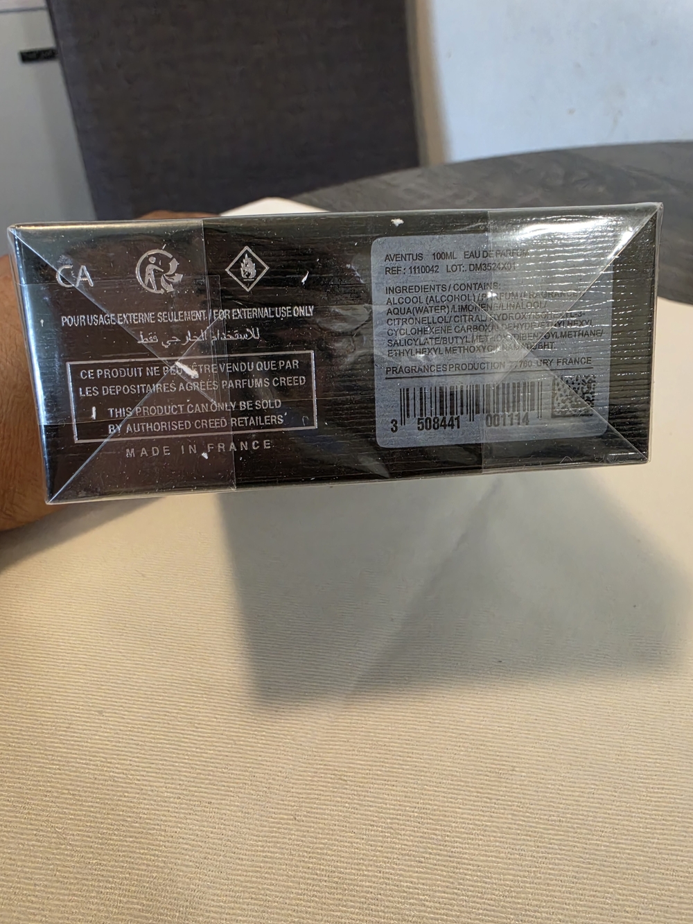Creed Aventus 100ml Eau de Parfum - Black Packaging - Picture 5 of 6